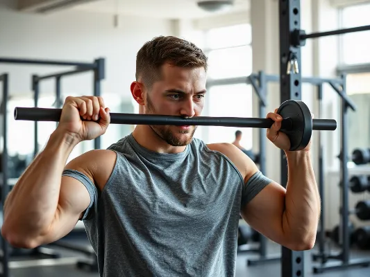 Marek Kowalski, założyciel FitWilanów Academy, w trakcie treningu personalnego.